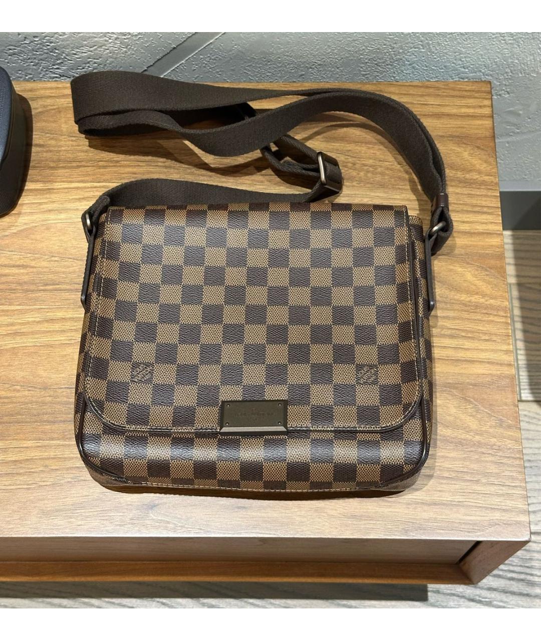 LOUIS VUITTON Коричневая сумка на плечо, фото 8