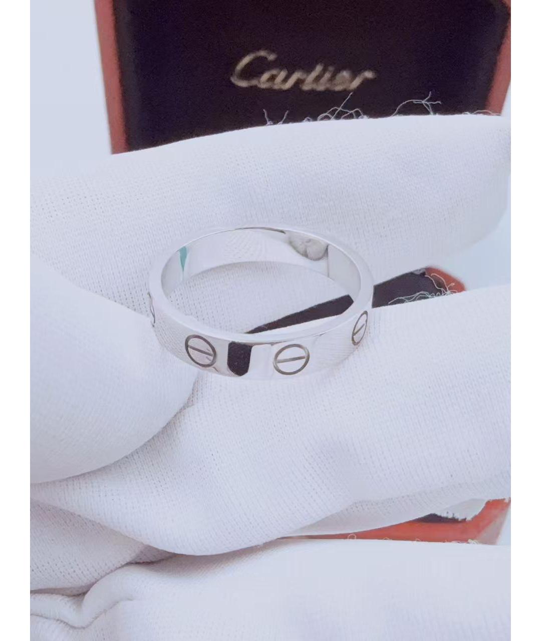 CARTIER Серебряное кольцо из белого золота, фото 4