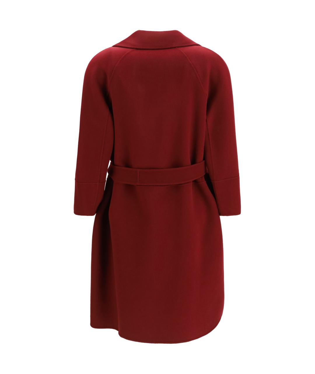 'S MAX MARA Красное шерстяное пальто, фото 2