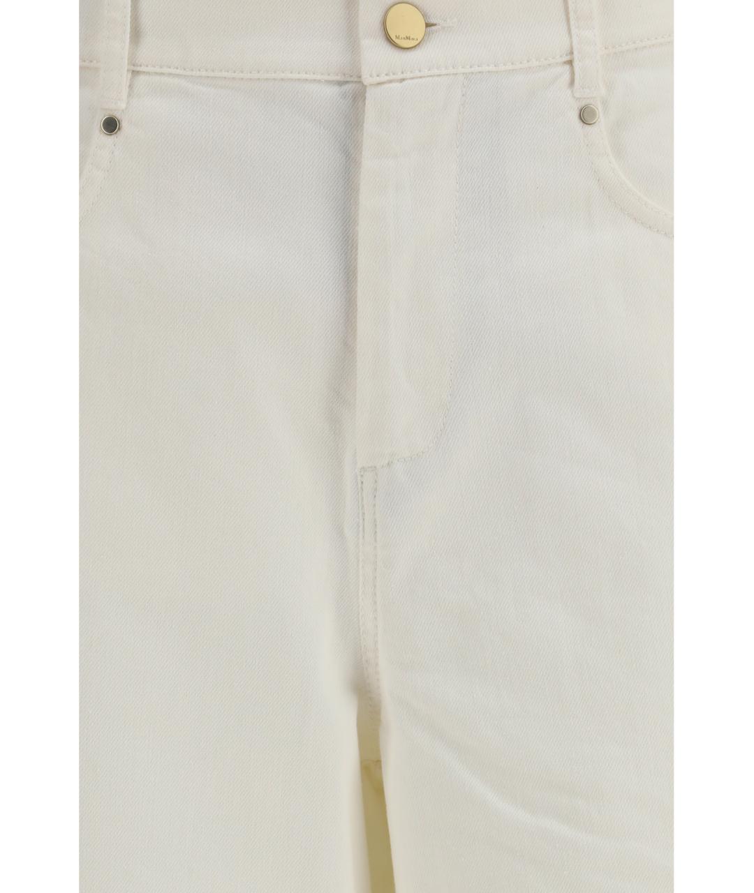 'S MAX MARA Хлопковые прямые брюки, фото 3