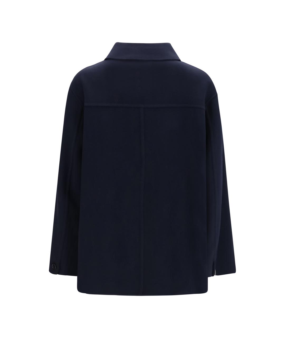 'S MAX MARA Синее шерстяное пальто, фото 2