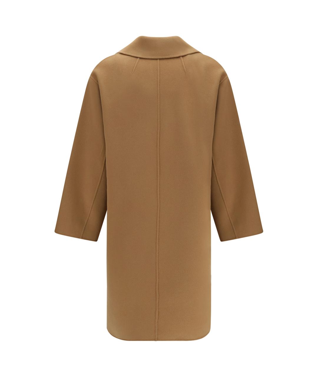 'S MAX MARA Бежевое шерстяное пальто, фото 2
