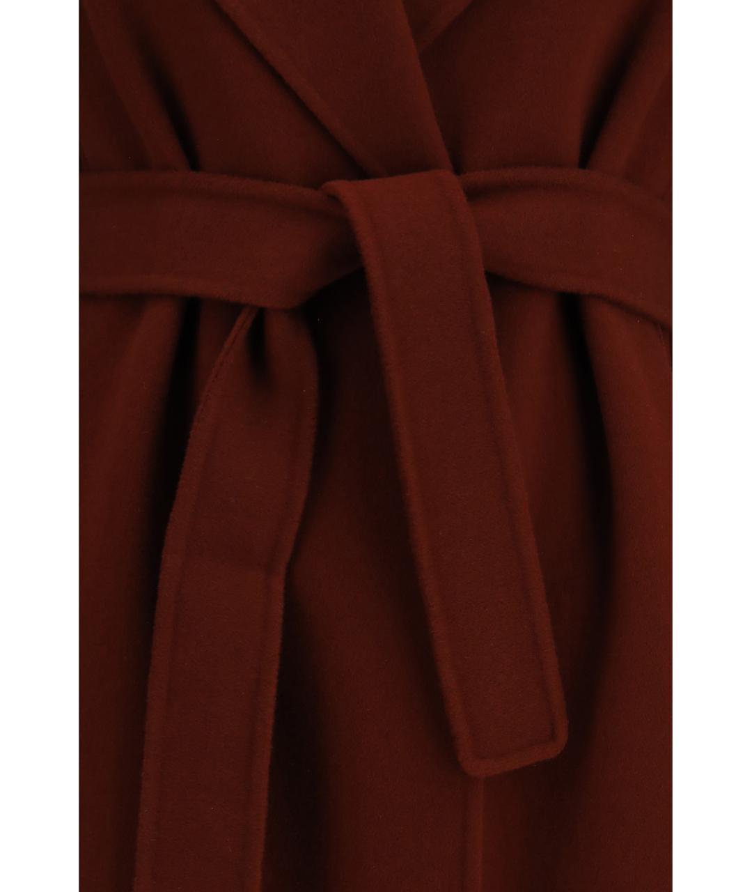 'S MAX MARA Бордовое шерстяное пальто, фото 3
