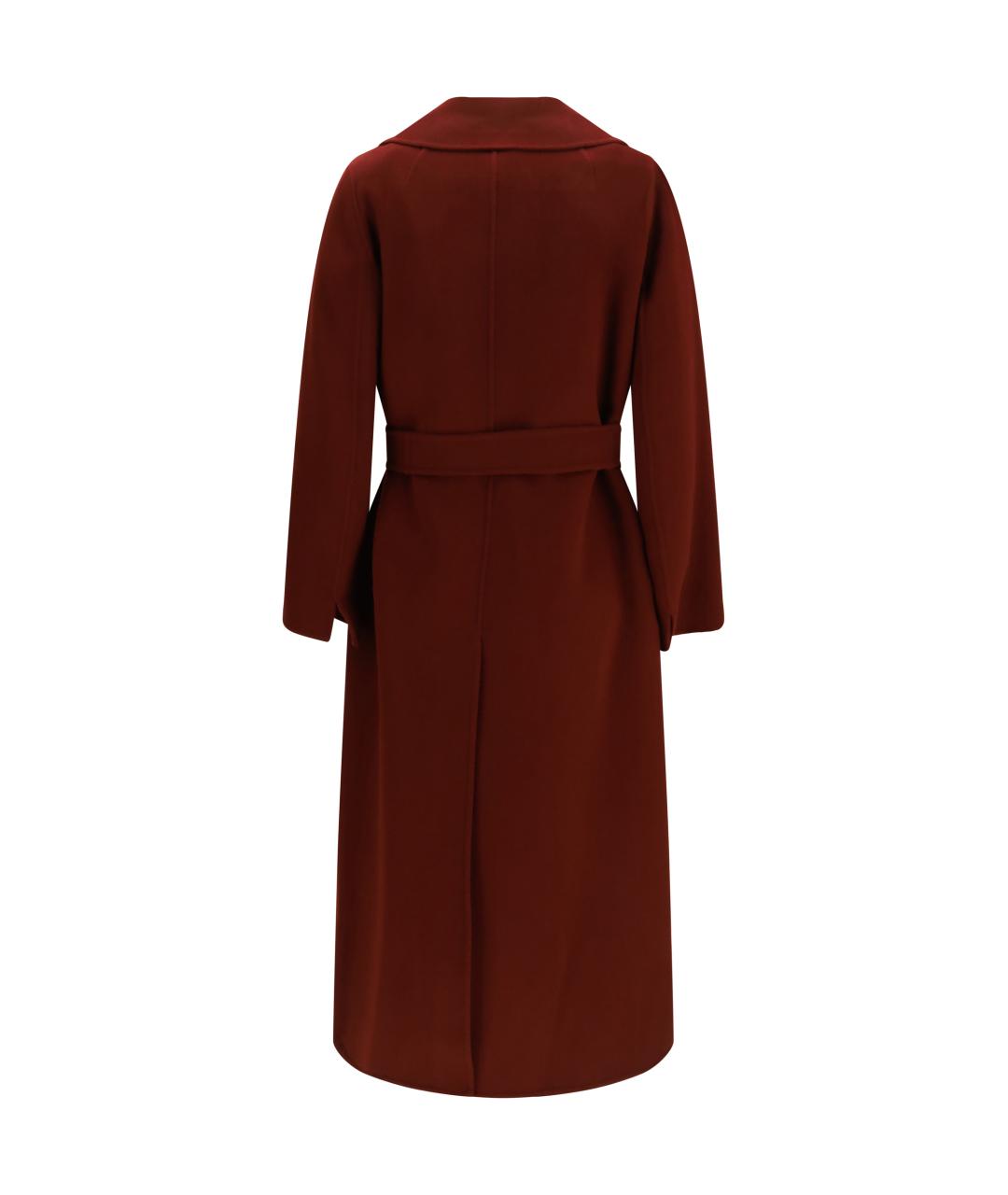 'S MAX MARA Бордовое шерстяное пальто, фото 2