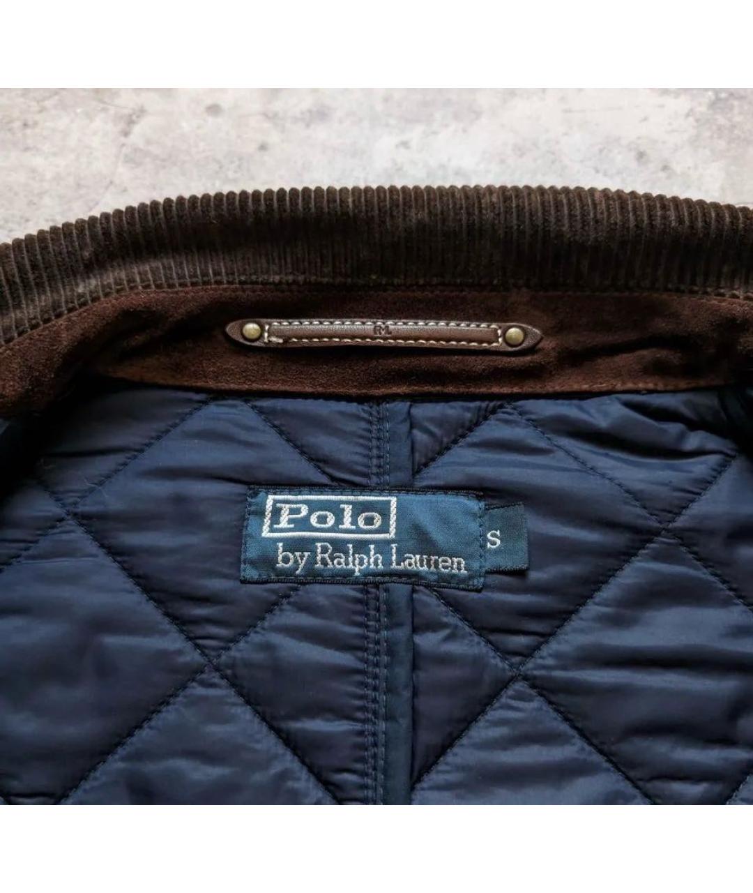 POLO RALPH LAUREN Синяя полиэстеровая куртка, фото 3