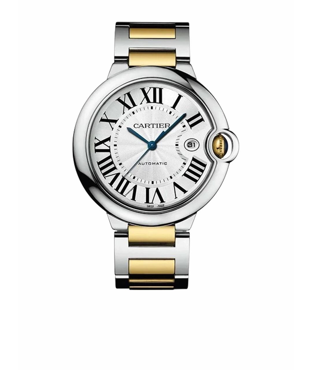 CARTIER Белые часы из желтого золота, фото 1