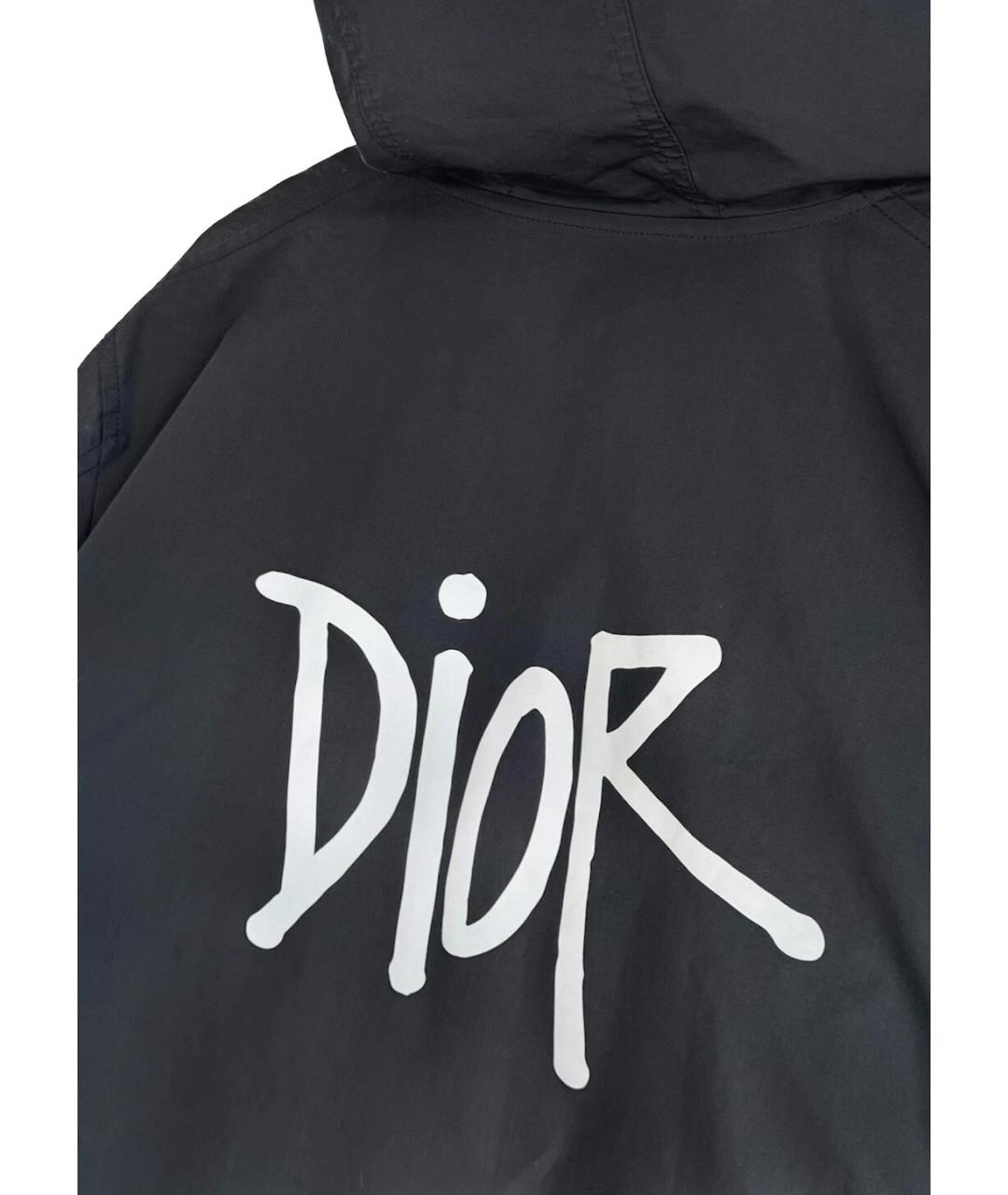 CHRISTIAN DIOR Черная хлопковая парка, фото 3