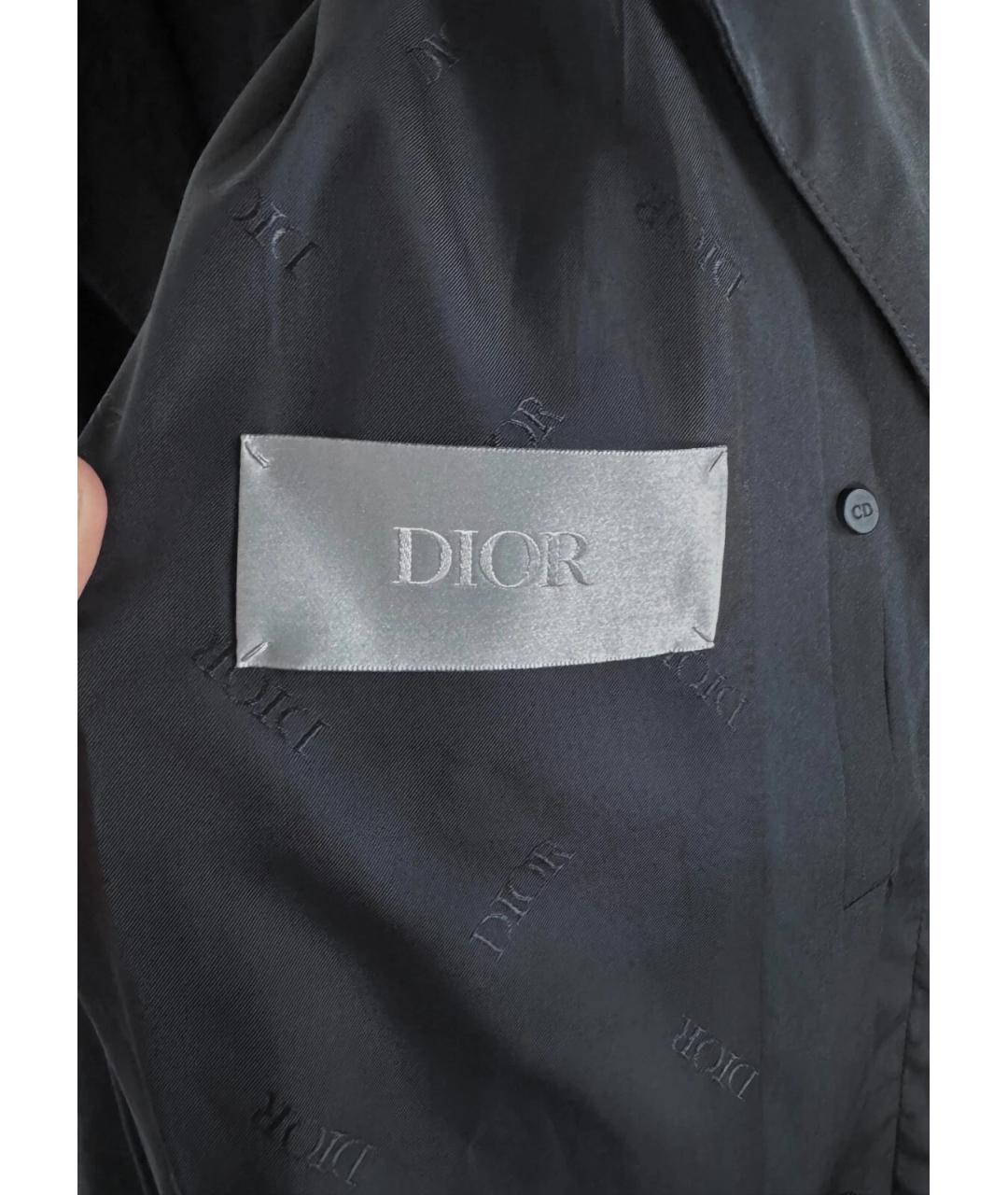 CHRISTIAN DIOR Черная хлопковая парка, фото 9