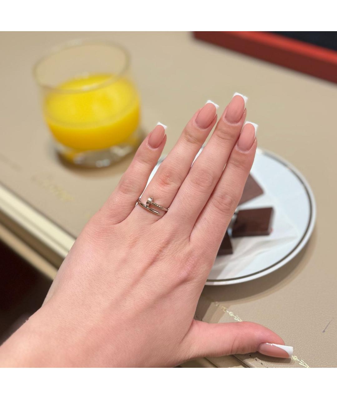 CARTIER Серебряное кольцо из белого золота, фото 4