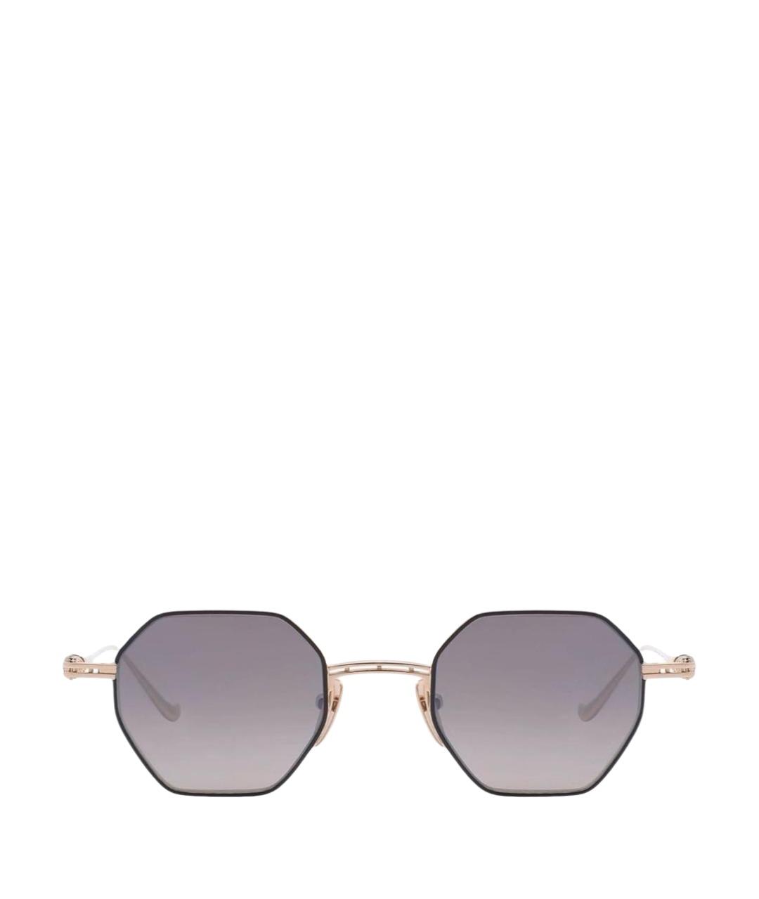 CHROME HEARTS Золотые металлические солнцезащитные очки, фото 1