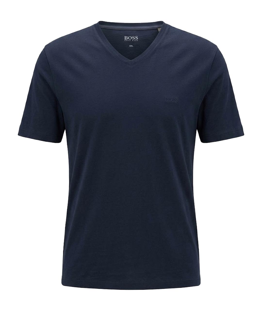 HUGO BOSS Черная хлопковая футболка, фото 1