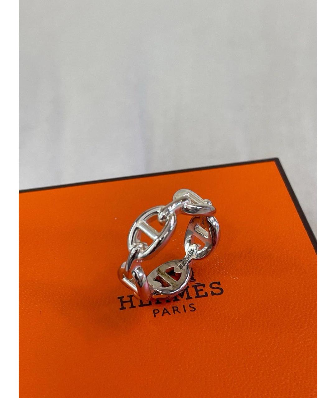 HERMES Серебряное кольцо, фото 3