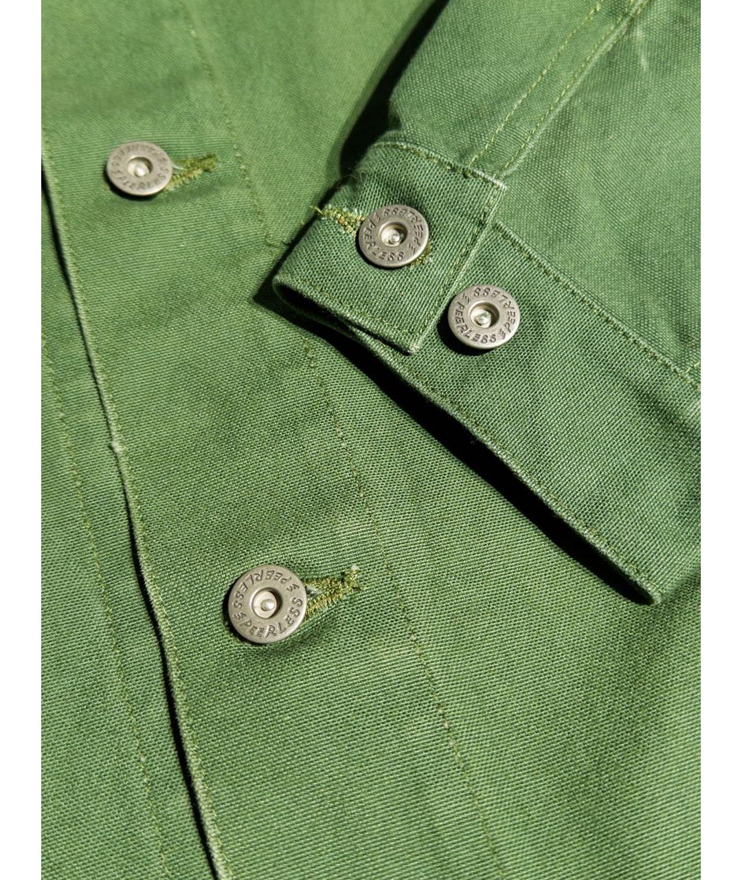 VISVIM Зеленая хлопковая куртка, фото 4