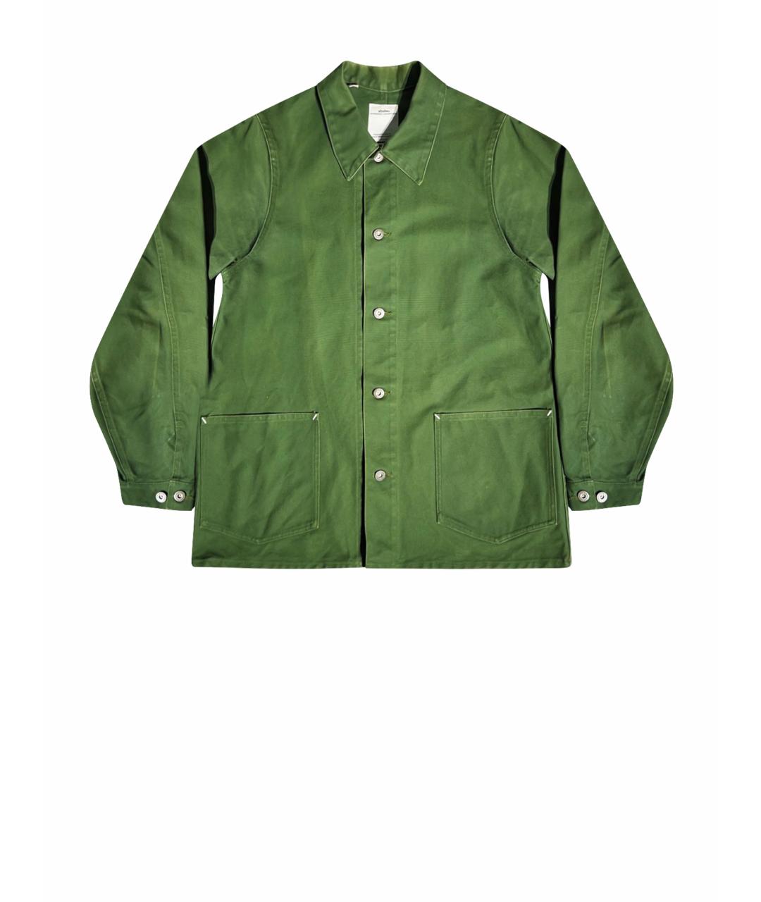 VISVIM Зеленая хлопковая куртка, фото 1