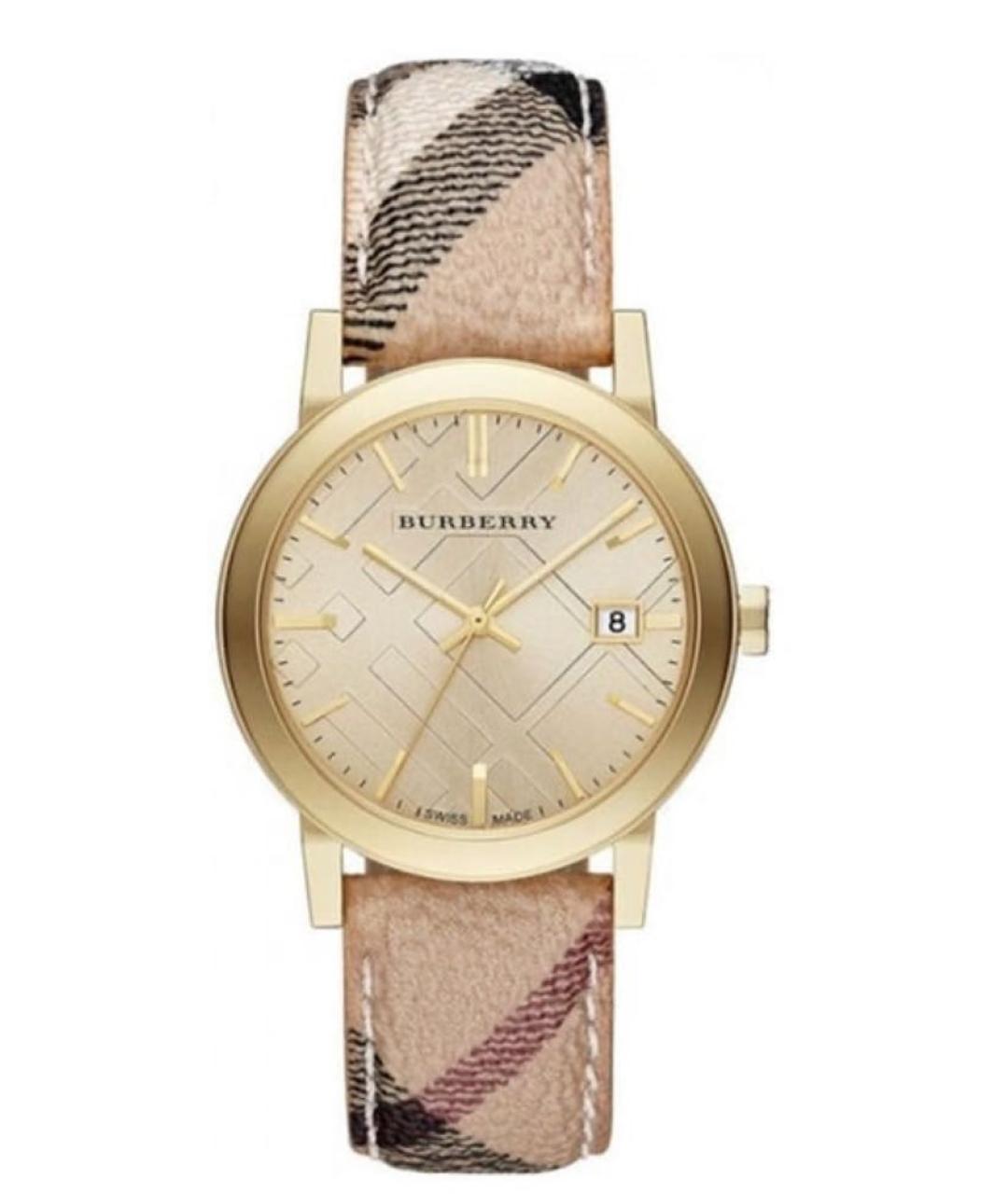 BURBERRY Золотые стальные часы, фото 9