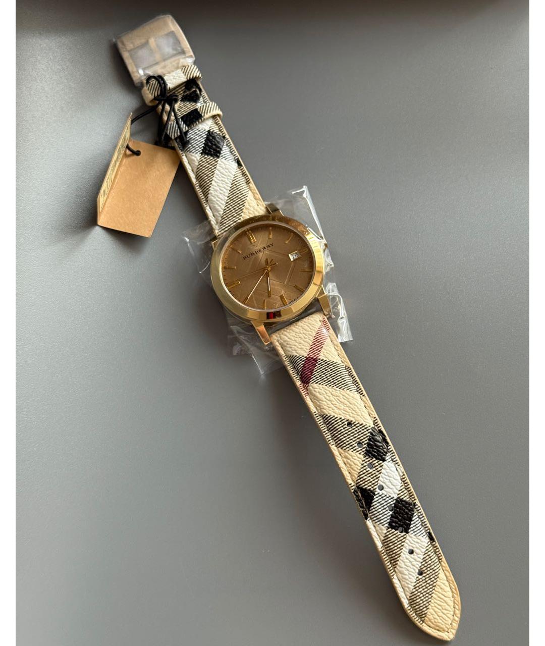 BURBERRY Золотые стальные часы, фото 8