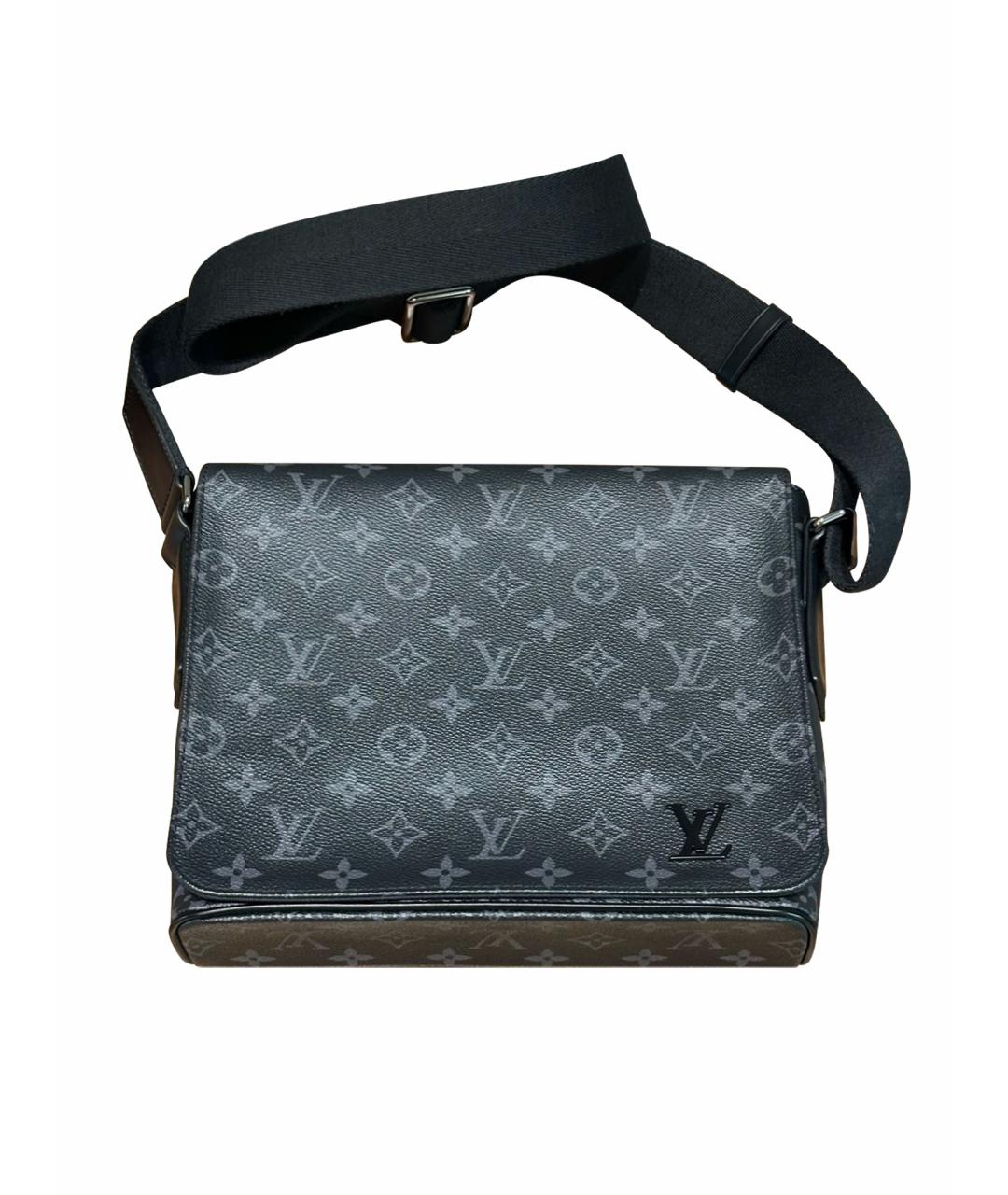 LOUIS VUITTON Черная сумка на плечо, фото 1