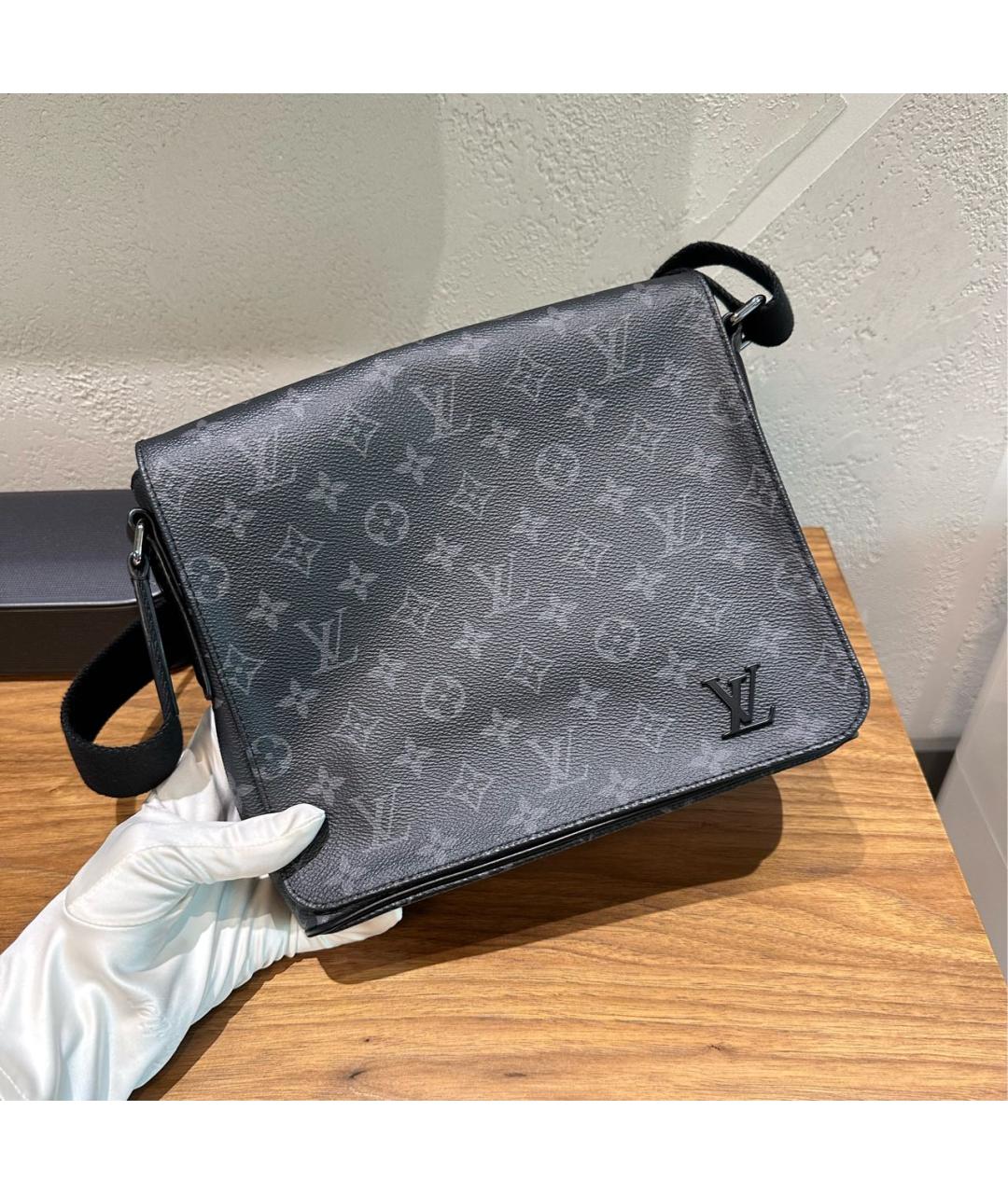 LOUIS VUITTON Черная сумка на плечо, фото 2