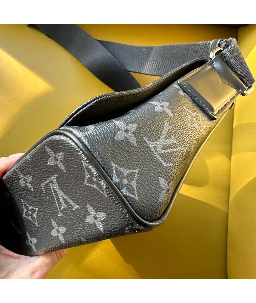 LOUIS VUITTON Черная сумка на плечо, фото 3