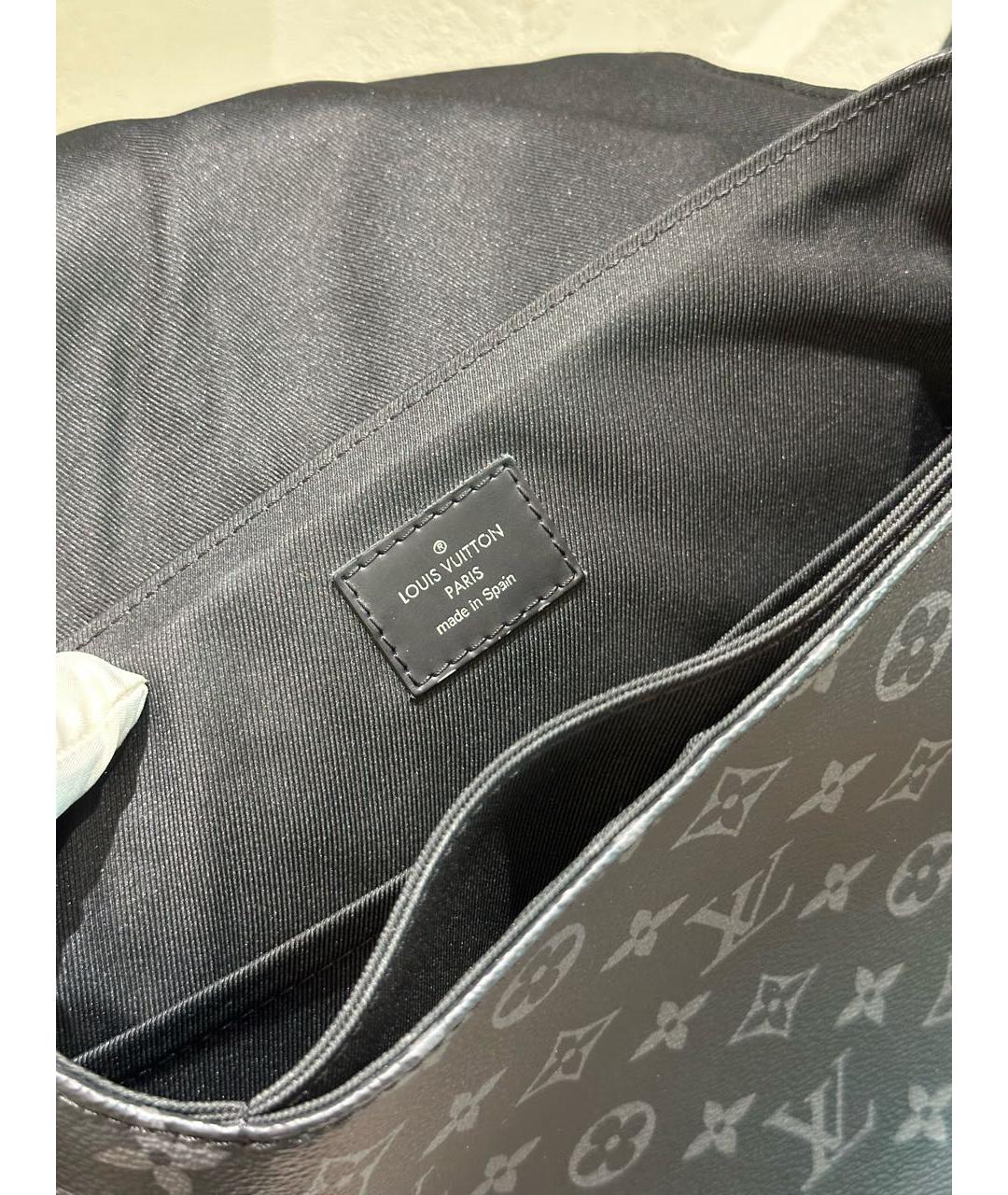 LOUIS VUITTON Черная сумка на плечо, фото 5