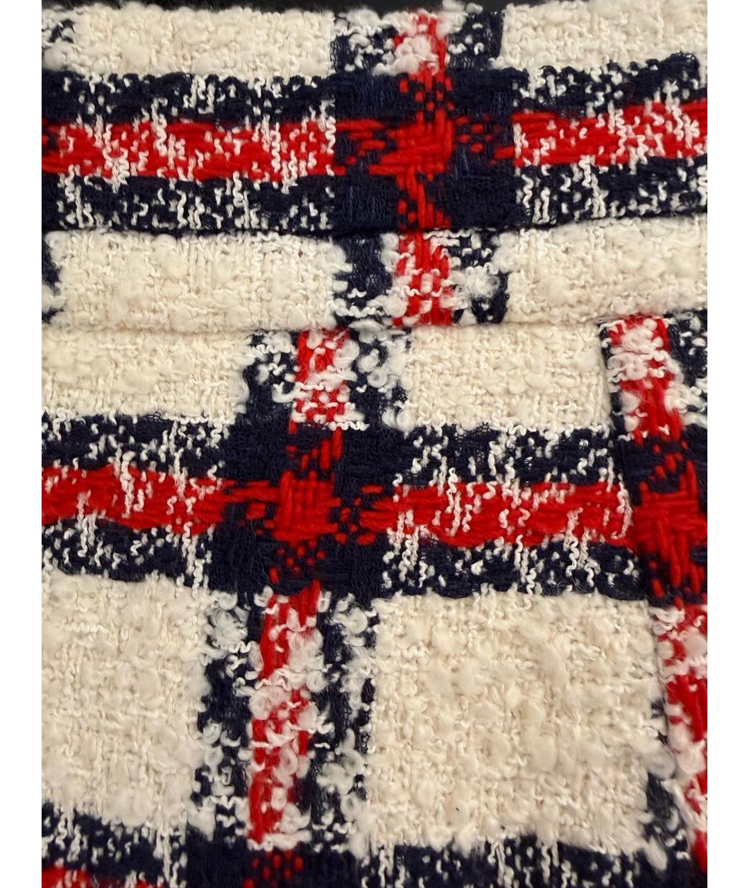 GUCCI Мульти шерстяная юбка мини, фото 4