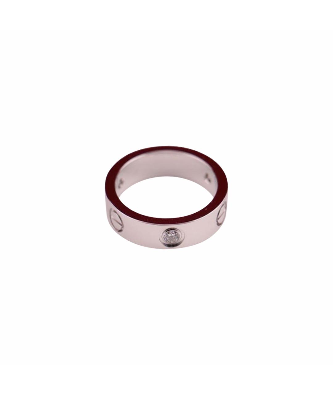 CARTIER Серебряное кольцо из белого золота, фото 1