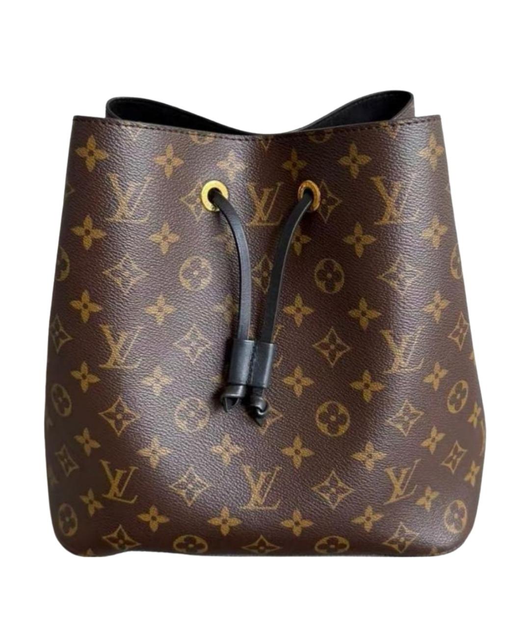 LOUIS VUITTON Коричневая канва сумка через плечо, фото 1