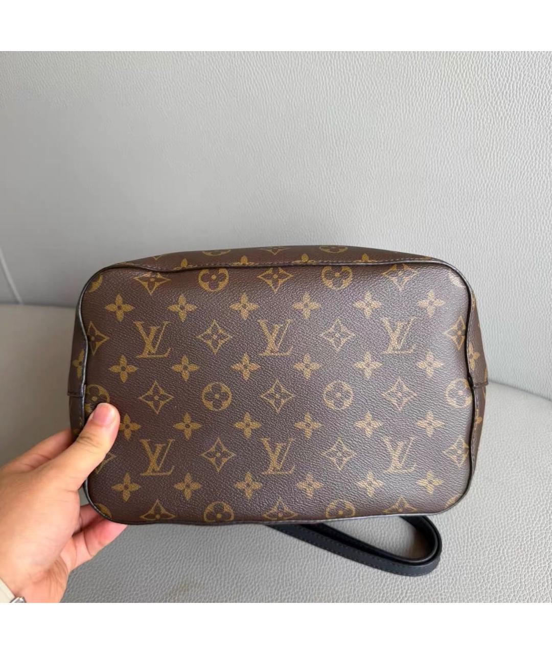 LOUIS VUITTON Коричневая канва сумка через плечо, фото 5