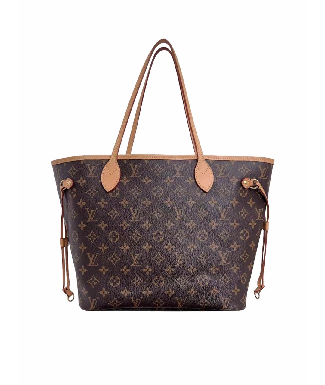LOUIS VUITTON Коричневая канва сумка тоут, фото 1