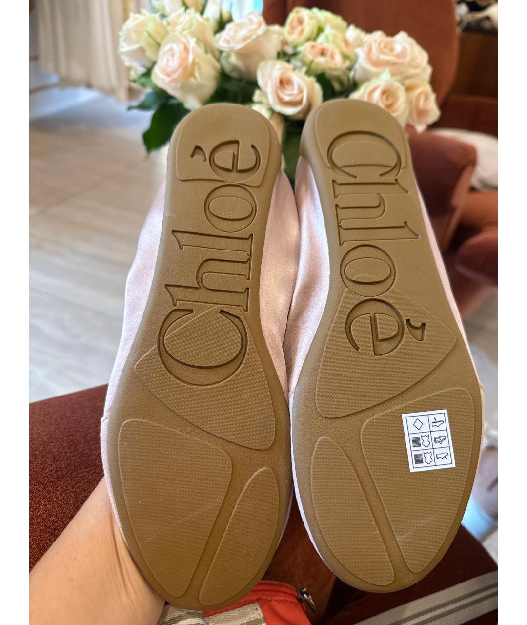 CHLOE Замшевые балетки, фото 5