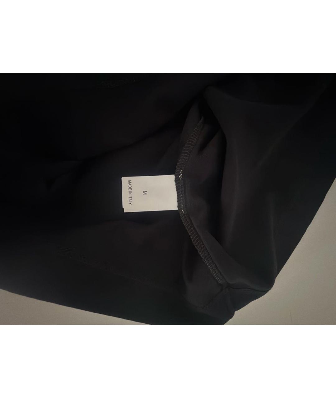 BRUNELLO CUCINELLI Черная хлопковая футболка, фото 5
