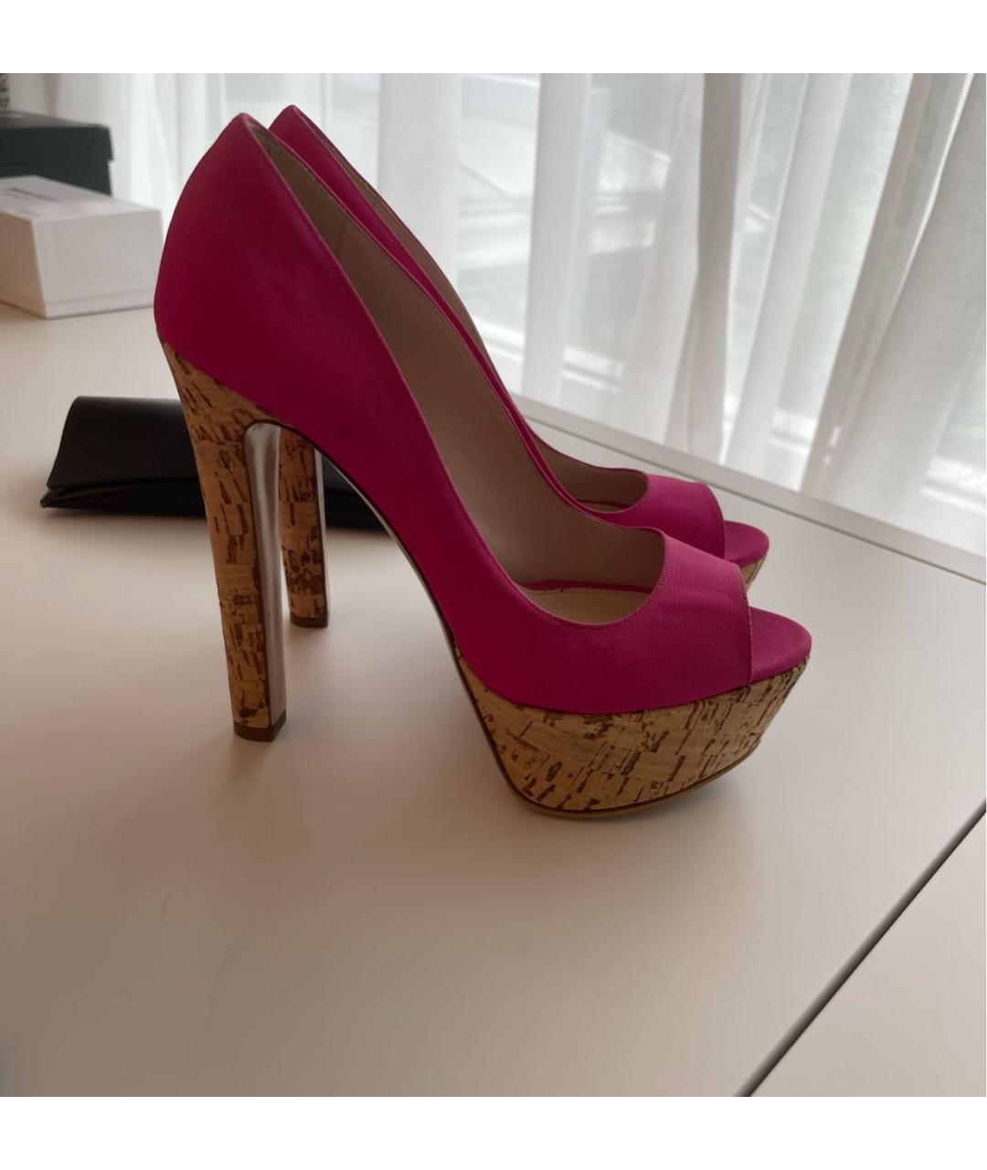 MIU MIU Розовые туфли, фото 5