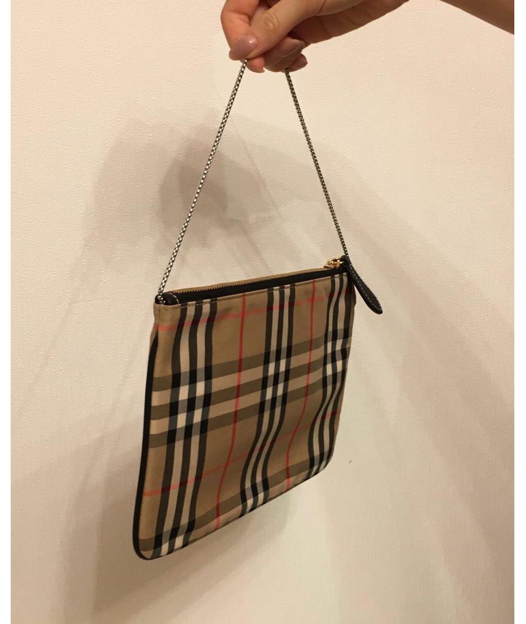 BURBERRY Бежевая косметичка, фото 6