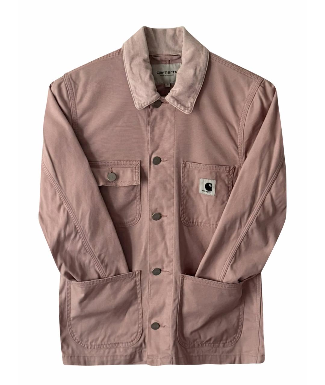 CARHARTT WIP Розовая хлопковая куртка, фото 1