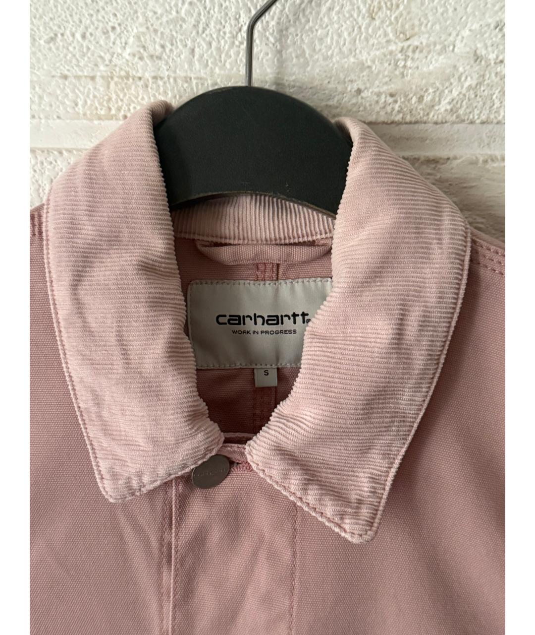 CARHARTT WIP Розовая хлопковая куртка, фото 3