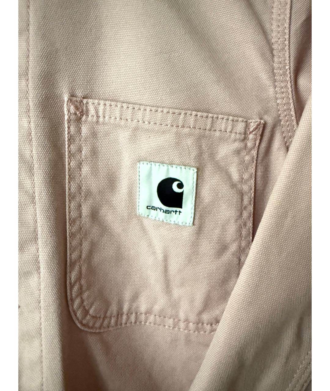 CARHARTT WIP Розовая хлопковая куртка, фото 4