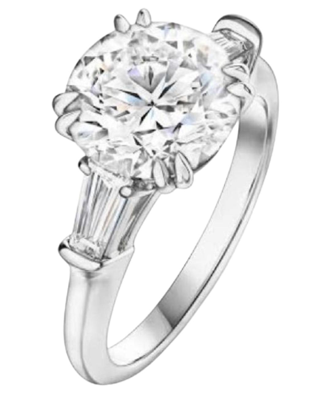 Harry Winston Серебряное платиновое кольцо, фото 1