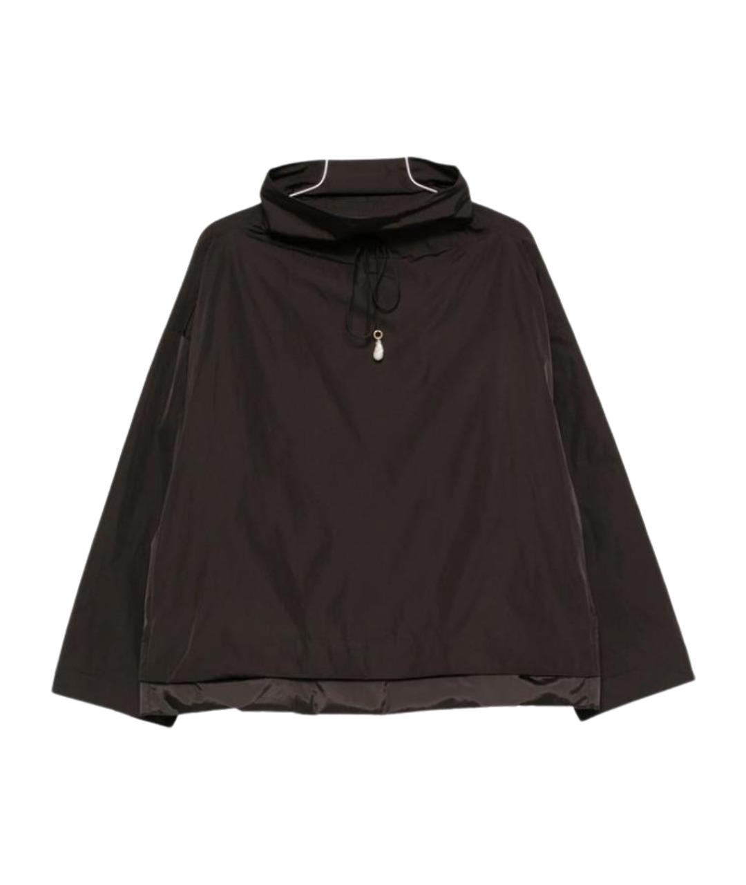 Carven Коричневая полиэстеровая куртка, фото 1