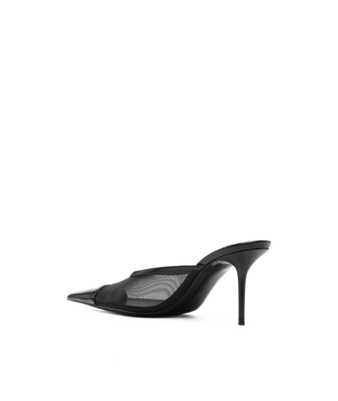 SAINT LAURENT Черные мюли, фото 3