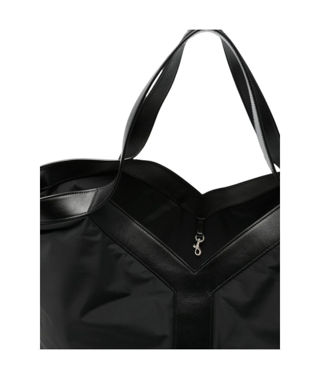 SAINT LAURENT Черная сумка тоут, фото 2