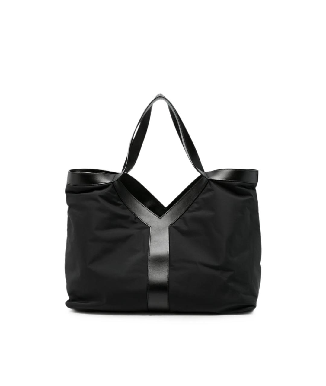 SAINT LAURENT Черная сумка тоут, фото 1