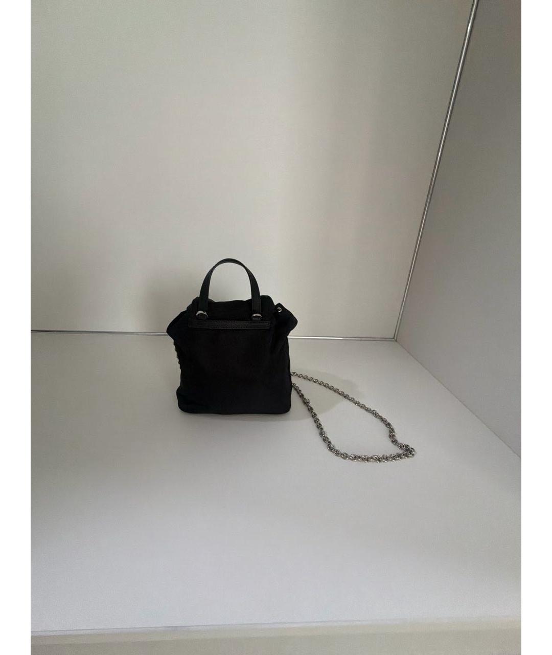 PRADA Черная нейлоновая сумка через плечо, фото 3