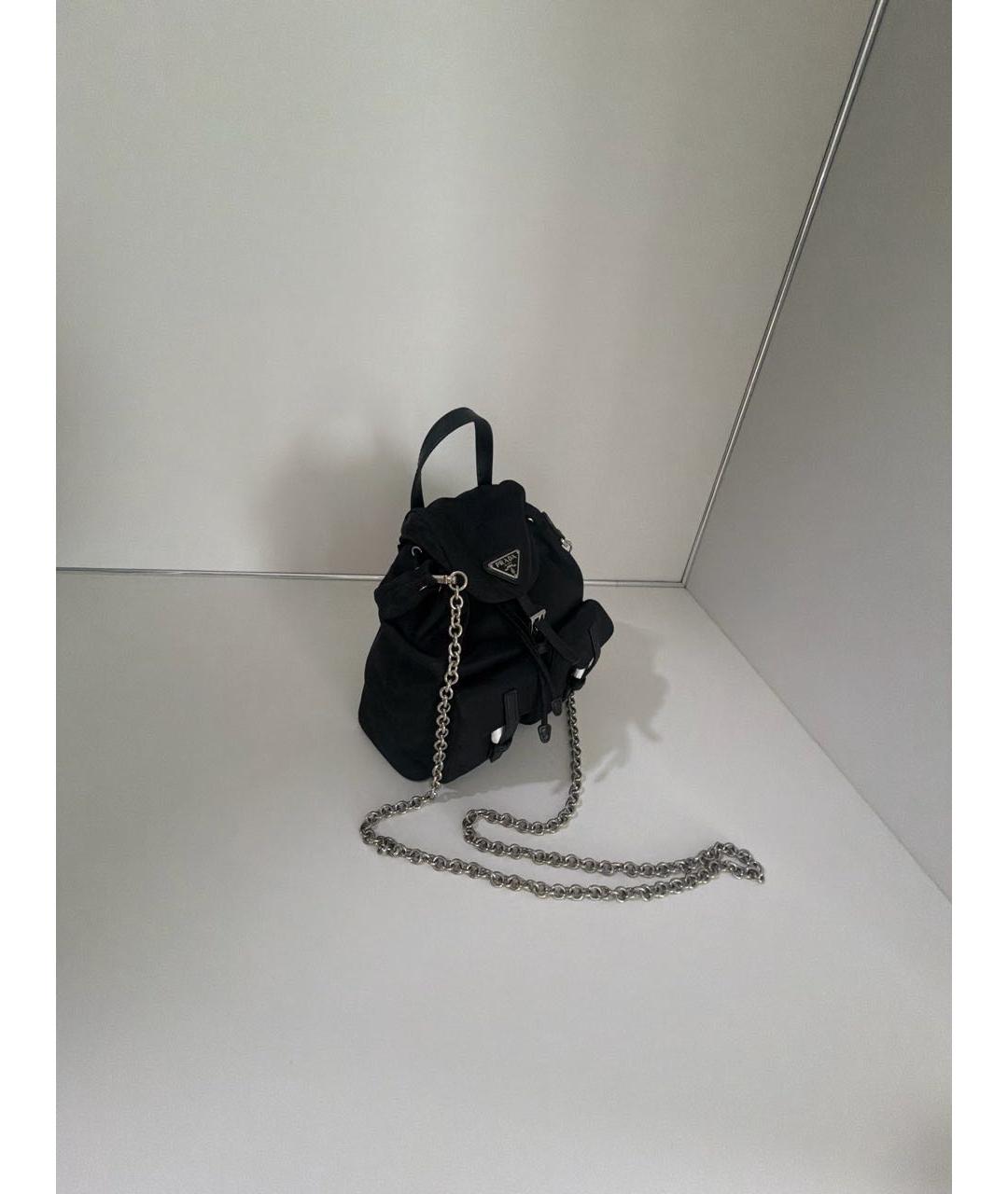 PRADA Черная нейлоновая сумка через плечо, фото 2