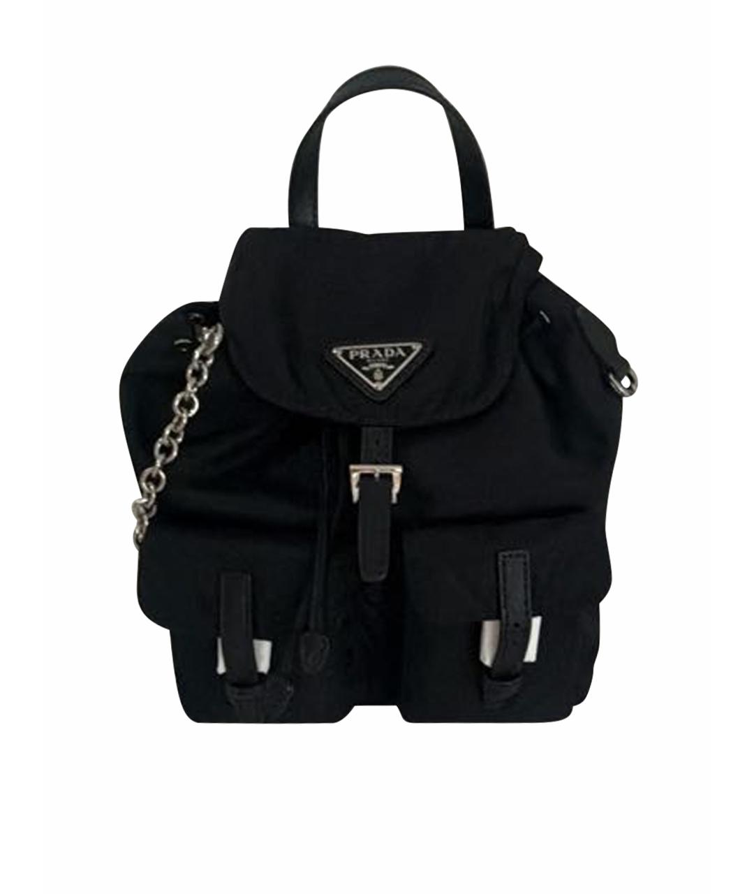 PRADA Черная нейлоновая сумка через плечо, фото 1
