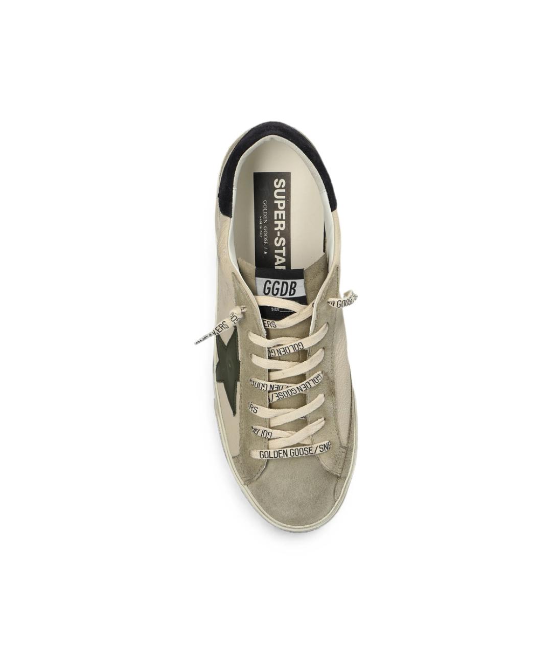 GOLDEN GOOSE Мульти кожаные низкие кроссовки / кеды, фото 4