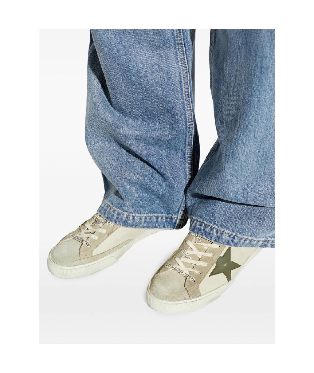 GOLDEN GOOSE Мульти кожаные низкие кроссовки / кеды, фото 6