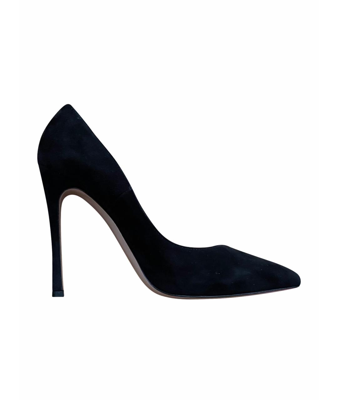 GIANVITO ROSSI Черные замшевые туфли, фото 9
