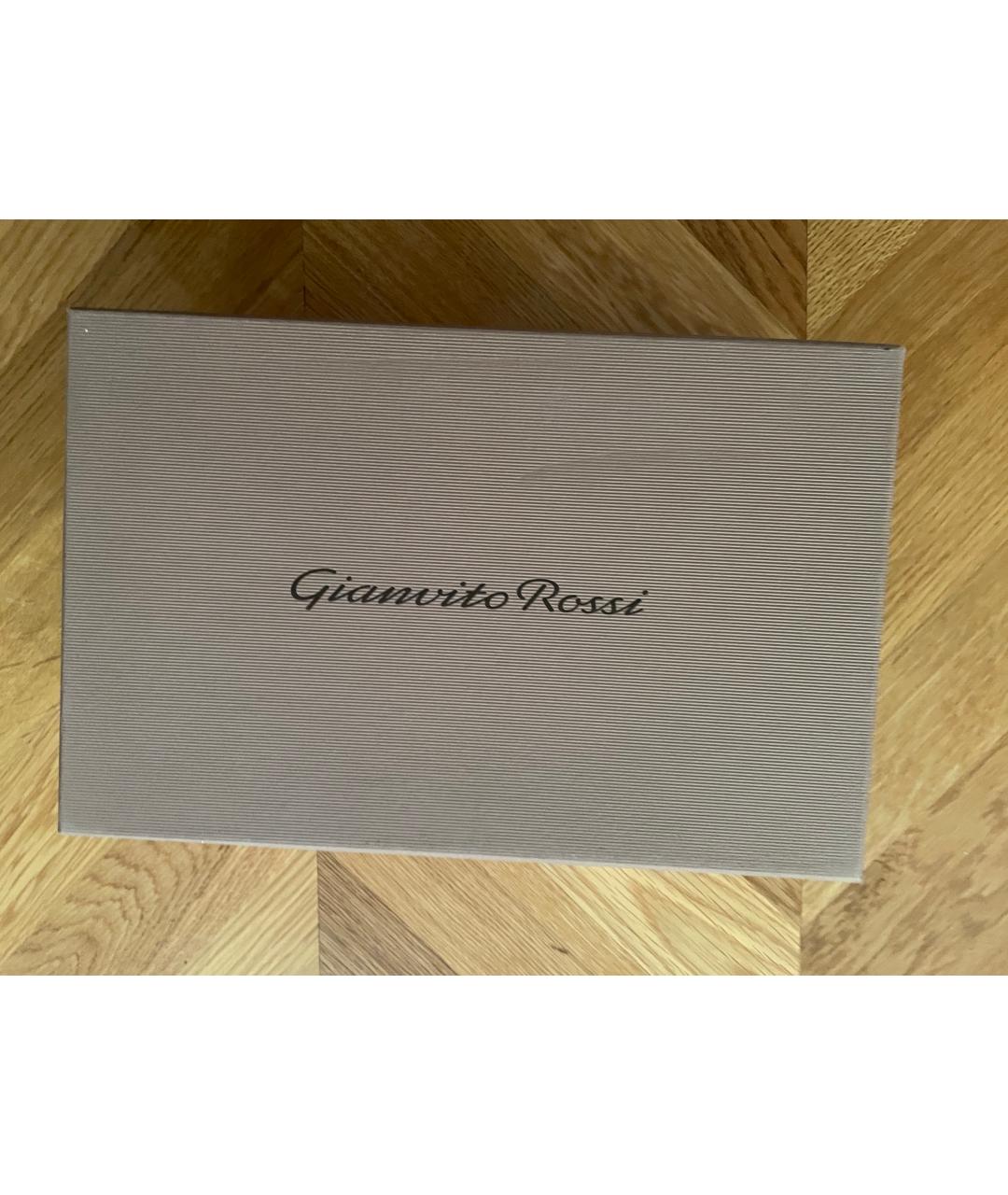 GIANVITO ROSSI Черные замшевые туфли, фото 6