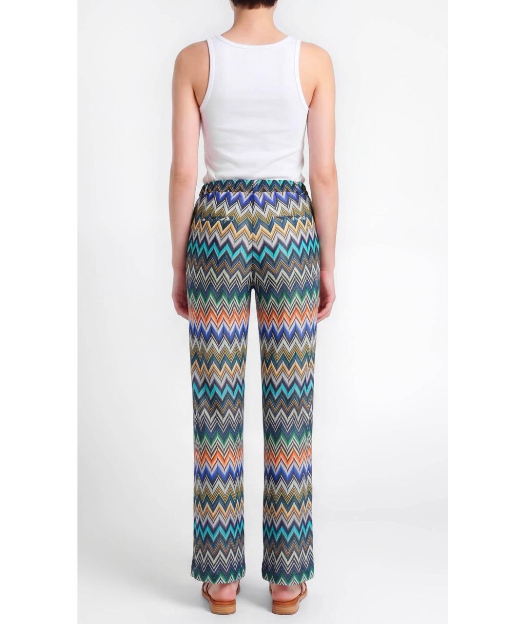 MISSONI Мульти вискозные прямые брюки, фото 6