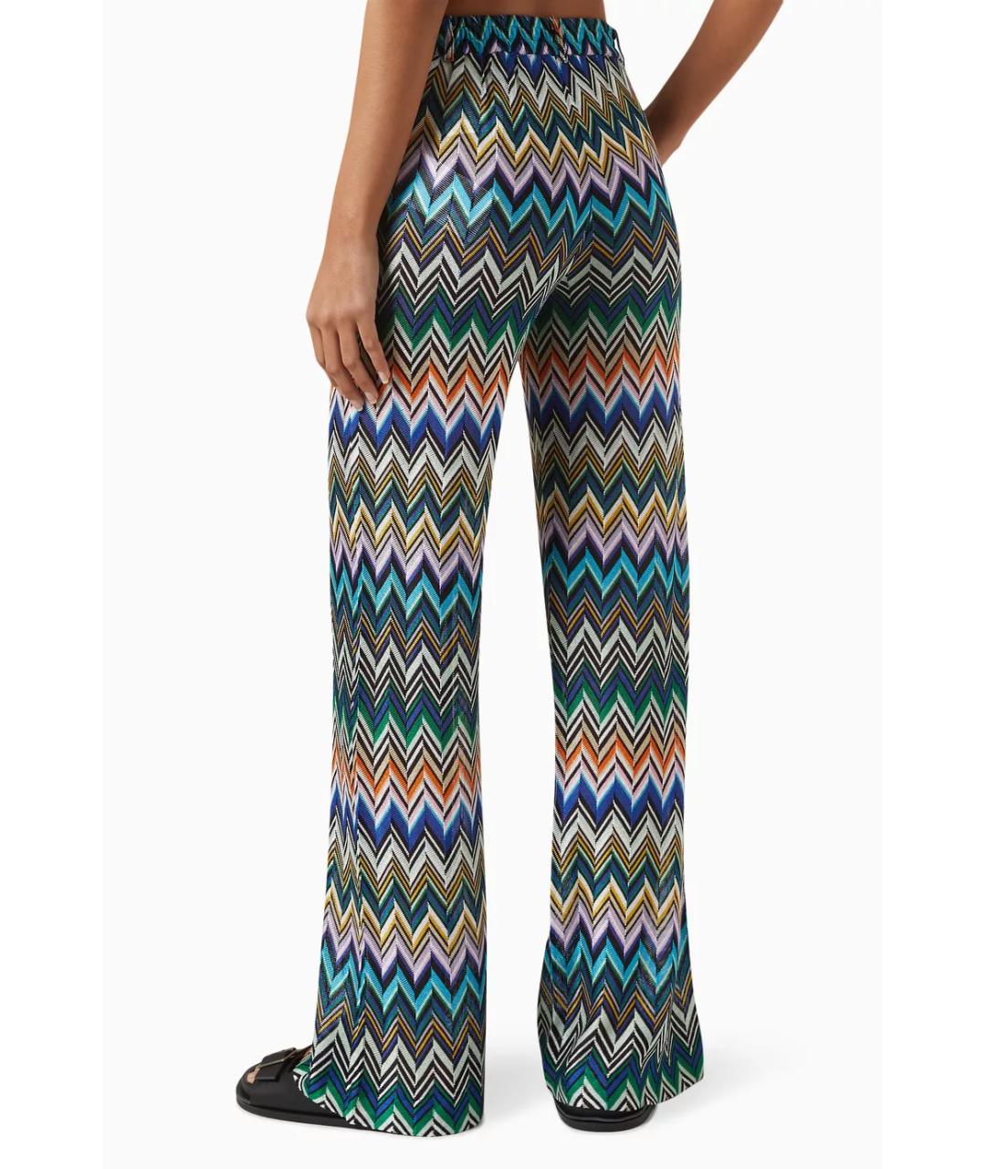 MISSONI Мульти вискозные прямые брюки, фото 3